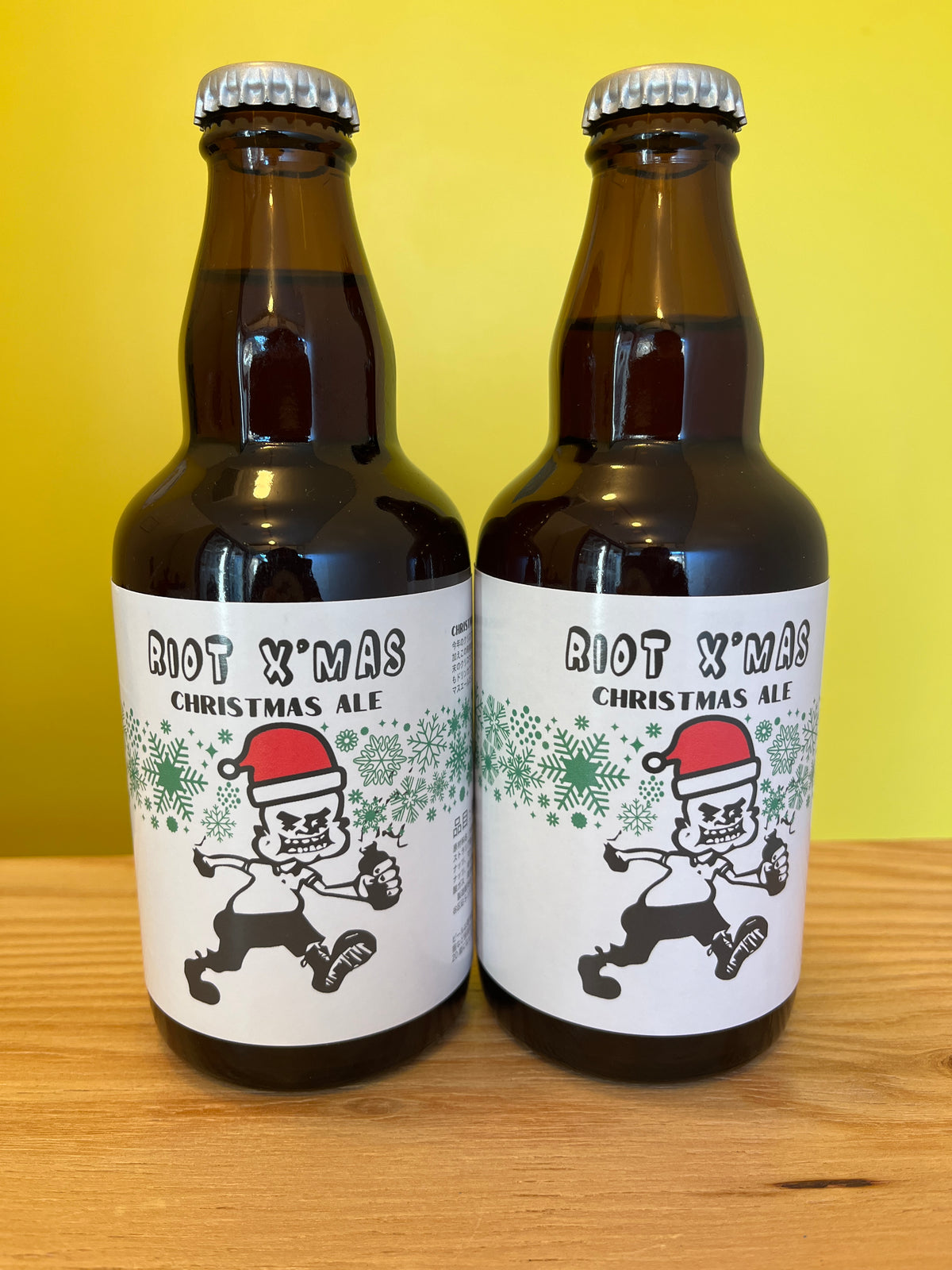 Riot Beerのボトルビール、Riot X’mas Ale